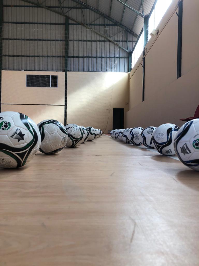 Donación de balones por el Ayuntamiento de Guadalupe 2018