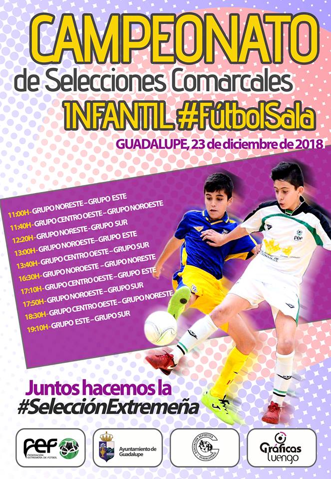 Campeonato de Selecciones Comarcales de Futbol Sala Infantil 2018