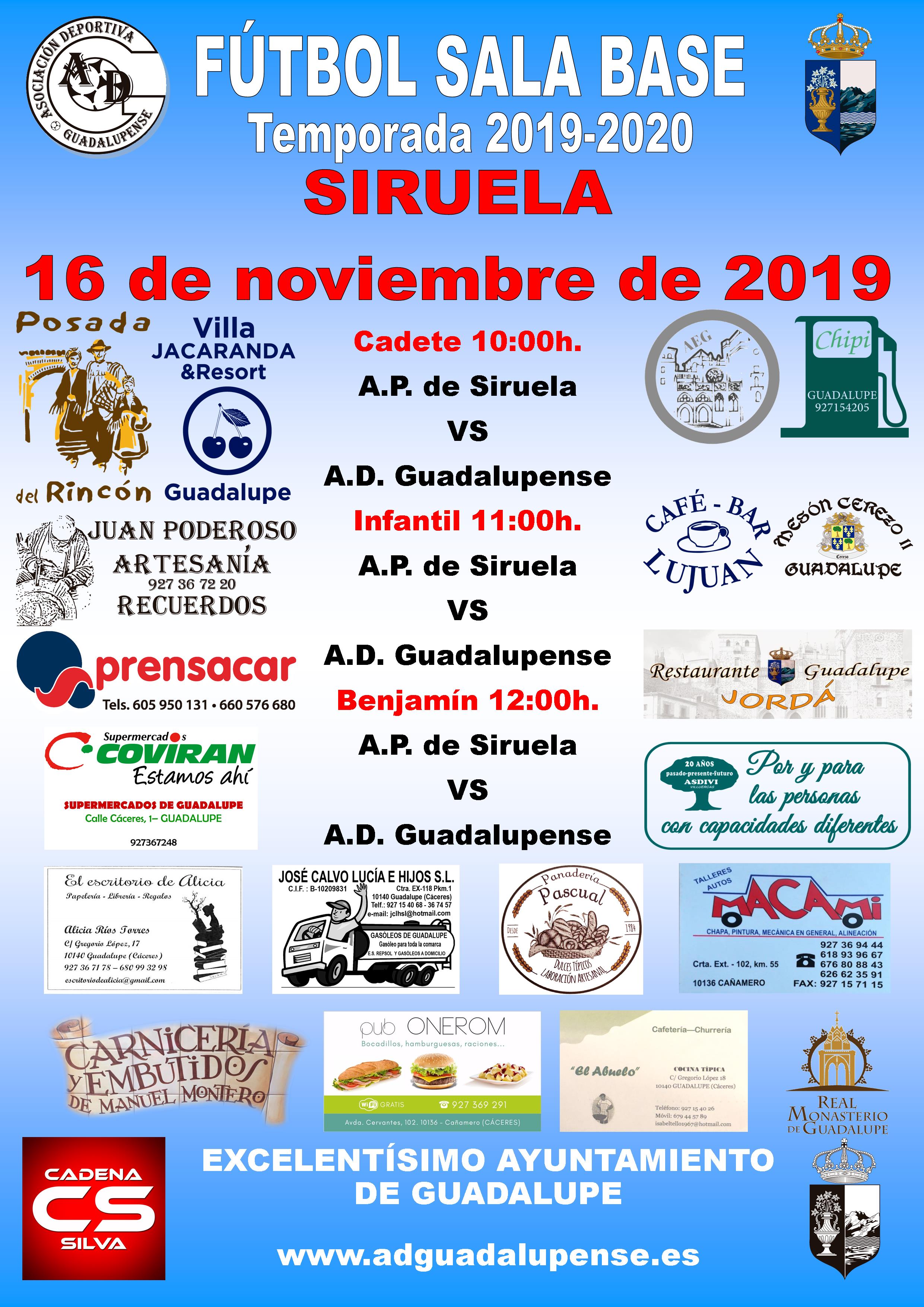 Horarios 16-11-2019