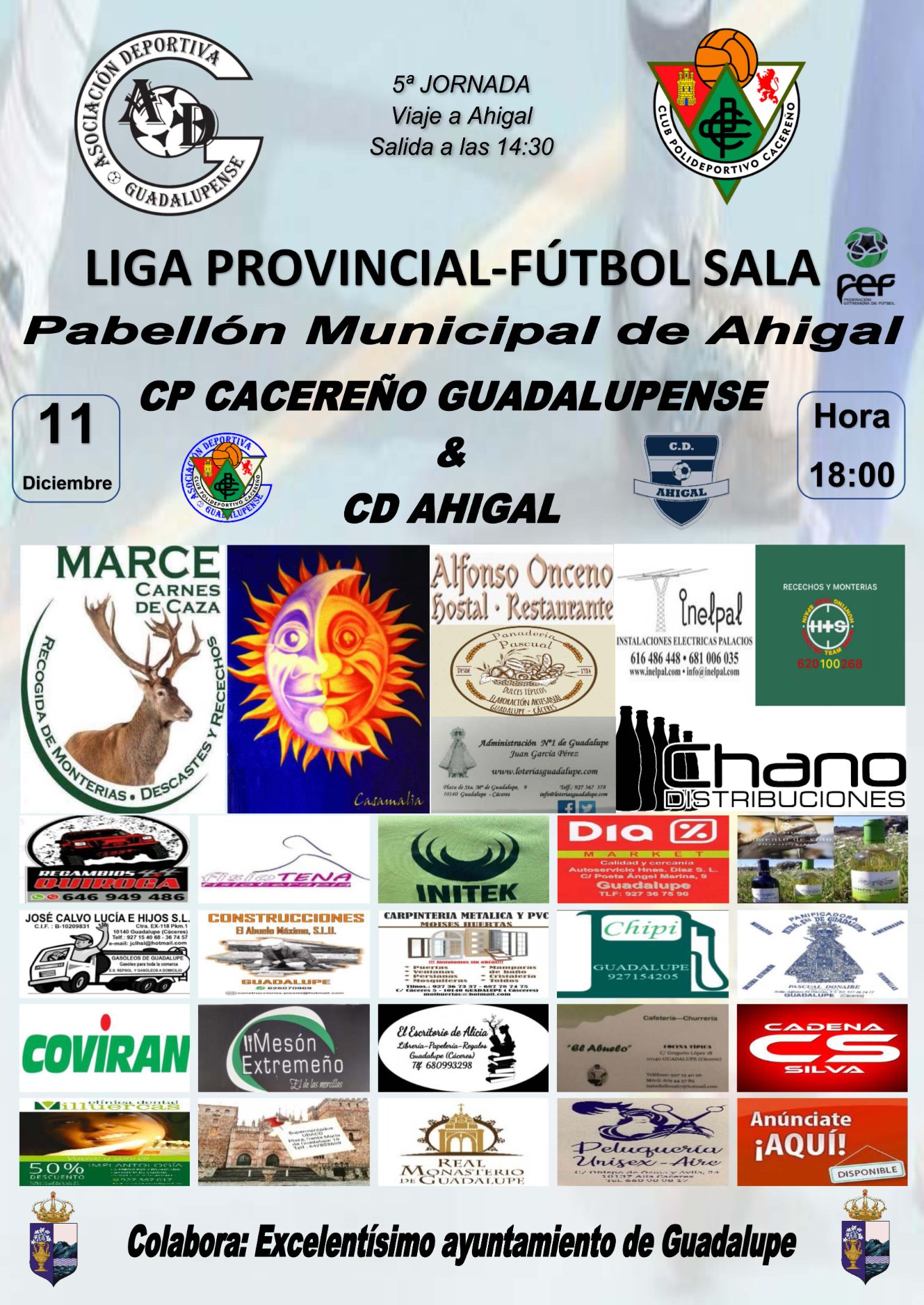 Cartel - Jornada 5 - Senior - Temporada 2021-2022