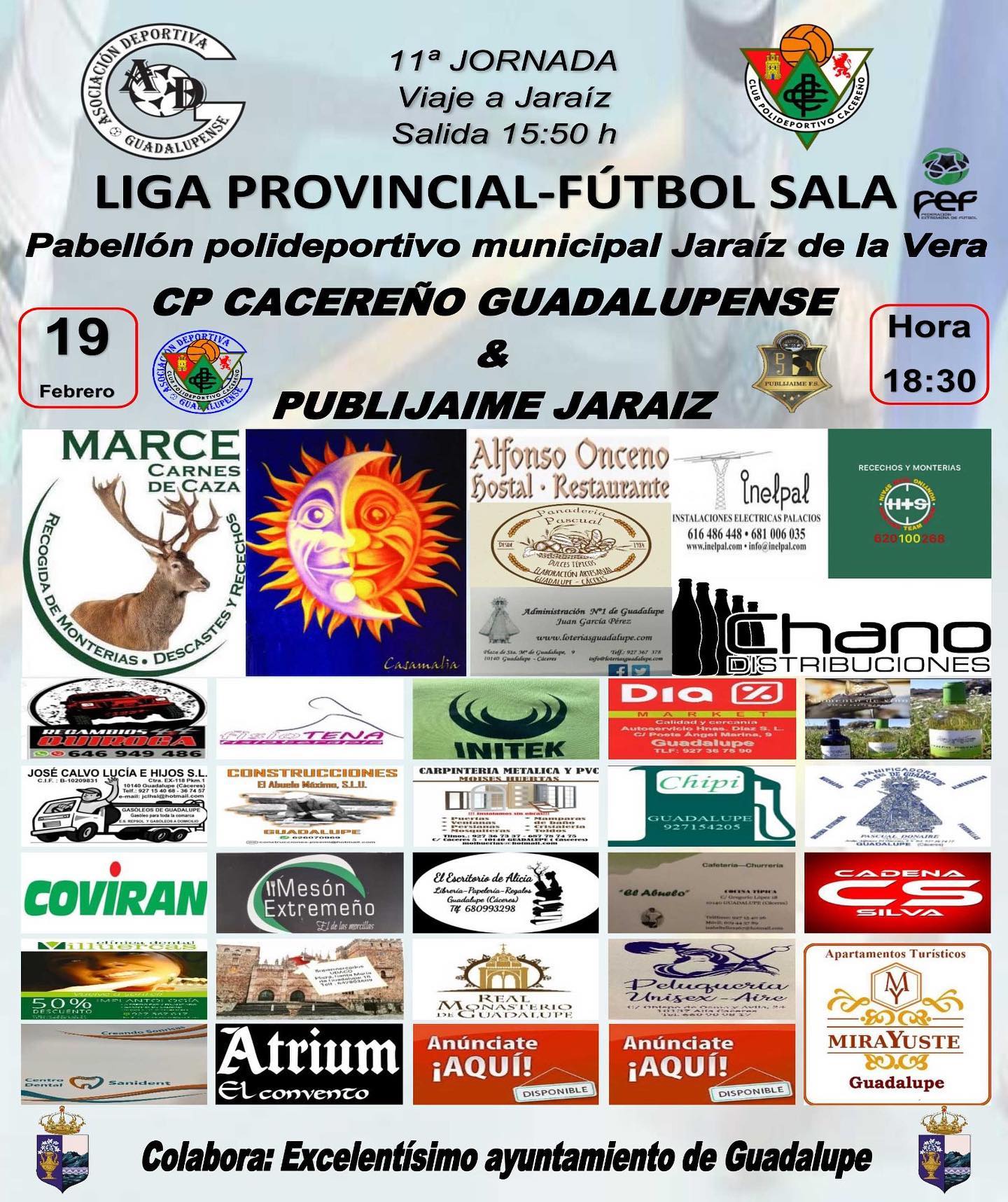 Cartel - Jornada 11 - Senior - Temporada 2021-2022