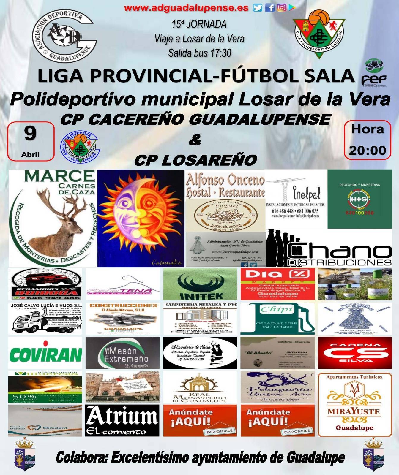 Cartel - Jornada 15 - Senior - Temporada 2021-2022