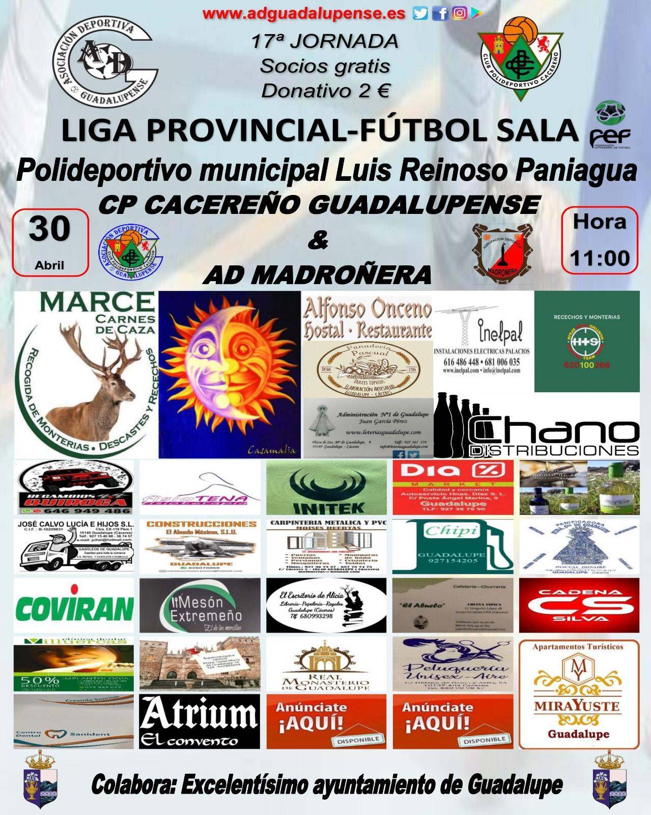 Cartel - Jornada 17 - Senior - Temporada 2021-2022