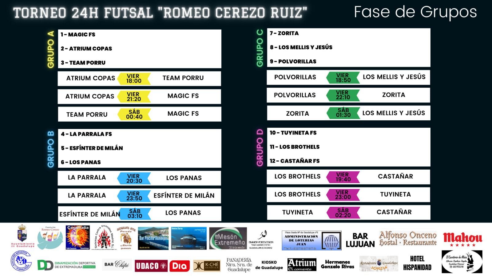 Torneo 24 Horas de Fútbol Sala Romeo Cerezo Ruiz (2023) 2